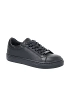 Leather sneakers BOSS Kidswear black