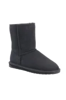 Leather snowboots Stinger Lo | with addition of wool EMU Australia black