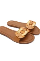 Leather sliders CHANY SLIDE See By Chloé brown