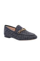 Loafers HELENA | with addition of leather Coach charcoal