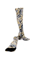 Чоботи козаки на шпильці Versace Jeans Couture різнокольорова