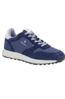 Skórzane sneakersy Garold Gant niebieski