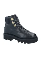 Leather hiking boots RITA Furla black