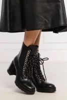 Leather ankle boots LOVECALF Casadei black