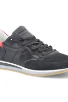 Sneakers Tropez | with addition of leather Philippe Model black