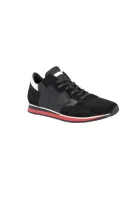 Sneakersy Tropez | z dodatkiem skóry Philippe Model czarny