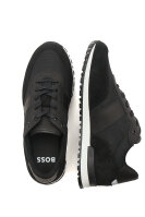 Sneakersy | z dodatkiem skóry BOSS Kidswear czarny