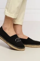 Espadrilles KAMINO | with addition of leather Karl Lagerfeld black