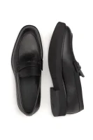 Leather loafers Emporio Armani black