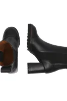 Leather ankle boots See By Chloé black