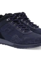 Leather sneakers H321 Hogan navy blue