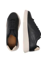 Leather sneakers Bulton BOSS BLACK navy blue