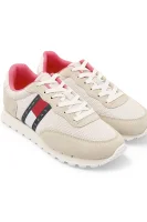 Sneakers | with addition of leather Tommy Jeans beige