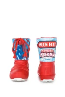 Śniegowce Spiderman Moon Boot czerwony