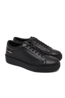 Sneakers FLINT Lace Lo Lthr | with addition of leather Karl Lagerfeld black