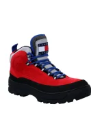 Trekking shoes EXPEDITION | with addition of leather Tommy Jeans red