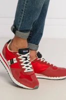 Sneakersy QUARTZ 01 | z dodatkiem skóry BLAUER czerwony