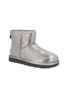 Leather snowboots UGG silver