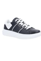 Sneakers SALERNO II | with addition of leather Guess black