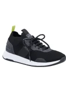 Sneakers Titanium_Runn_knst | with addition of leather BOSS BLACK black