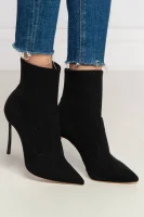 Leather ankle boots brodway Casadei black
