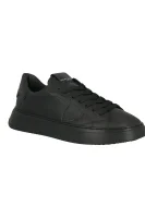 Leather sneakers temple Philippe Model black