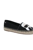 Espadrilles kamini | with addition of leather Karl Lagerfeld black