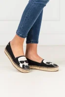 Espadrilles kamini | with addition of leather Karl Lagerfeld black