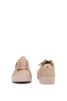 Star Jeweled leather sneakers Tommy Hilfiger powder pink
