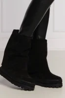 Leather ankle boots RENNA Casadei black