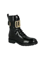 Leather ankle boots Love Moschino black