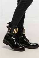 Leather ankle boots Love Moschino black
