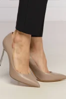 Leather high heels MINORCA Casadei 	nude	