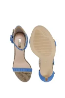 Petra Heeled Sandals GUESS blue