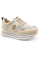 Sneakers | with addition of leather Patrizia Pepe beige