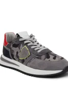 Leather sneakers Philippe Model gray