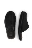 Skórzane obuwie domowe M SCUFF UGG czarny