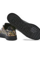 Leather sneakers Versace Jeans Couture black