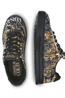 Leather sneakers Versace Jeans Couture black