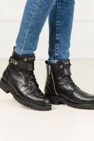 Leather ankle boots maria Joop! black