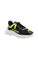 Leather sneakers RUNNING60 Love Moschino black