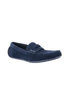 Leather loafers IVAN Calvin Klein navy blue