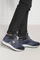шкіряні кросівки BLAUER темно-синій
