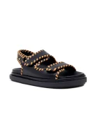Leather sandals Alohas black