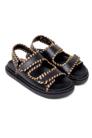 Leather sandals Alohas black