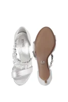 Bella high-heeled sandals Michael Kors silver
