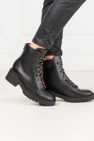 Leather ankle boots PIKE Kenzo black