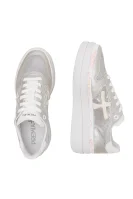 Sneakers MICOL | with addition of leather Premiata silver