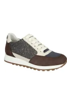 Leather sneakers Peserico brown