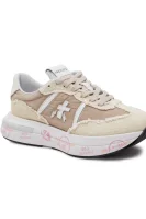 Sneakers CASSIE | with addition of leather Premiata beige